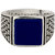 Dare by Voylla Square Blue Stone Milestone Ring