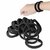 GadinFashion Set Of 40 Pcs Effortless Black Colored Elastic Cotton Stretch Hair Ties Bands