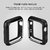 ACUTAS Magnetic Frame Protective Slim Case Cover For Apple Watch Series 1 2 3 (44mm) (Black)