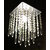 Discount4product Crystal Hanging Pendant, Hanging Light, Hanging Lamp Fixtures Height25 cm, Width17 cm -A110