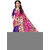 Indian Fashionista Womens Banarasi Silk Jacquard Saree with Blouse Piece LotusPinkBlueFree SizePinkBlue