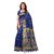 SOFTIEONS E-COMMERCE Women's Multicolor Floral Art Silk Saree With Blouse
