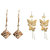 A&H Earring For Girls , Womens  Stylish Modern,Traditional  Combo of 2 pcs  Latest Fancy Earring  - Gold color ( 2 Pcs )