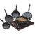 Bincy Rynox 5 Pcs Induction Base Cookware Ser Induction Bottom Cookware Set  (PTFE (Non-stick), 5 - Piece)