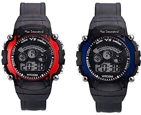 Mastrena Multi Colour Digital Silicone Strap Kids And Boy's Watch-MSG1027