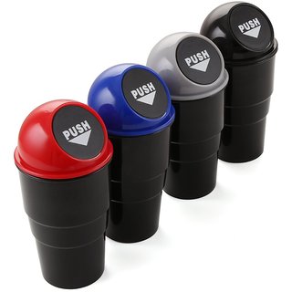 Buy Tagore Car Home Mini Dustbin Auto Trash Garbage Can Holder Box