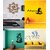 Eja Art Set of 4 Multicolor Wall Sticker Shiv Parwati|Adiyogi|Bansidhar|Designer Om - Material  Vinyl