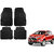 Auto Addict Car Simple Rubber Black Mats Set of 4Pcs For Ford Ecosport