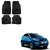 Auto Addict Car Simple Rubber Black Mats Set of 4Pcs For Tata Nexon