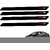 Auto Addict Black Red Designer Bumper Protector Set of 4 Pcs For Hyundai Verna Fluidic