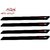 Auto Addict Black Red Designer Bumper Protector Set of 4 Pcs For Audi S5