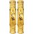 Shine Art Gold Plated Traditional Unique Fancy Designer Kada set of 2pcs for women ( All Size Available)
