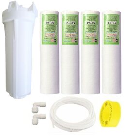 RO Service Pre Filter Housing Bowl Set with Spun Pipe Elbow Teflon Used In All Type Of R.o Water Purifier