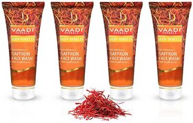 Vaadi Herbals Saffron Face Wash with Sandal extract (60 ml x 4)