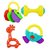 New Pinch NonToxic Baby Rattle Toy for Infants and Toddlers, Multi (Set of 4 Pieces)