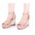 Dech Barrouci Classy Pink Wedge Heel For Women