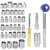 G-MTIN Universal Adjustable Wrench and T-Bar 40pcs Tool Kit for Home Machine Screw Driver Combo Socket Set 40pc