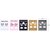 DIY Crafts Earring Display Hang Cards Black Flocked 2 X 2 Inch Mix Combo 100 - Pcs - 1 X Items 100 Pieces Mix Colors Earring Display Cards Ear Stud Cards and 100 Pack Self-Seal Bags