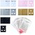 DIY Crafts Earring Display Hang Cards Black Flocked 2 X 2 Inch Mix Combo 100 - Pcs - 1 X Items 100 Pieces Mix Colors Earring Display Cards Ear Stud Cards and 100 Pack Self-Seal Bags