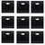 DIY Crafts 2 x 2 Inch (200 Cards) Earring Jewelry Display Hanging Cards Showcase for Jewelry Accessory Display 2 x 2 inch (Black) Display Cards