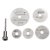 DIY Crafts Rotary Tool Cutting Discs Wheel 1 Mandrel HSS Blades BES Utility (Pack of 6 pcs)