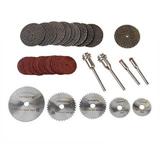 DIY Crafts Cutting Disc Blades for Rotary Tool including Resin Saw Blades and Mandres (39 Pcs)