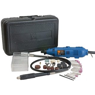DIY Crafts Rotary Tool Kit with Flex Shaft, Variable Speed Electric Engraver Tools with Storage Case Including Multi-Functional Accessory Tool Bits for Easy Cutting, Grinding, Sanding, Sharpen