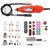 DIY Crafts Rotary Tool Kit with Flex Shaft, Variable Speed Electric Engraver Tools with Storage Case Including 200 PCS Multi-functional Accessory Tool Bits for Easy Cutting, Grinding, Sanding, Sharpen