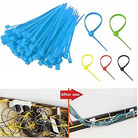 DIY Crafts Plastic Wrap Cable Loop Tie Wire Self-Locking Strap