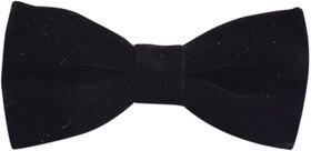 Voici France - Tuxedo pre knot velvet Bow tie Black Color