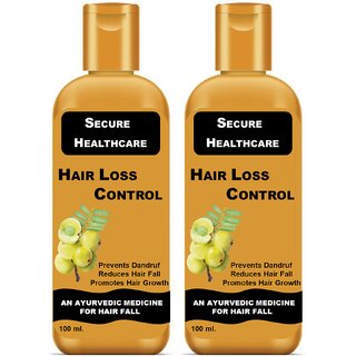 Secure Healthcare Hair Loss Control Hair Oil For Hair Fall Control 100ml Pack Of 2
