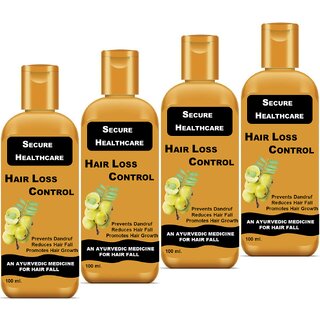                       Secure Healthcare Hair Loss Control Hair Oil For Hair Fall Control 100ml pack of 4                                              