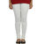Women Cotton Lycra Full length Chudidar Ruby Cut Legging (White)