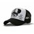 DELHITRADERSS Boy's and Girl's Printed Half Net Fabric Baseball Front Side Mens Cap(Stay Real-Black)