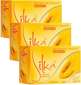 Silka Whitening Herbal Soap Pack Of 3