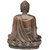 LAVANSHI Copper Finish Sitting Buddha Decorative Showpiece - 7.62 cm (Polyresin, Copper)