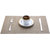 Smile Mom Table Place Mats for Dining Table 6 Piece PVC, Washable/ Anti-Skid (45 X 30 CM ,Cream Checks )