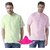 Riag Men's Multicolor Short Kurtas With Free Pink Gulal