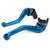 DELHITRADERSS CNC Brake and Clutch Levers Short Adjustable Brake Clutch Levers(Blue) for Honda CBR All by DELHI TRADERS