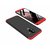 MOBIMON Honor 9I Front Back Case Cover Original Full Body 3-In-1 Slim Fit Complete 3D 360 Degree Protection (Black Red)