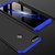 MOBIMON RedMi A1 Front Back Case Cover Original Full Body 3-In-1 Slim Fit Complete 3D 360 Degree Protection - Black Blue