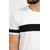 Dimyra Men's White Black Plain Cotton Round Neck Casual T-Shirt NR