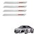 Auto Addict White Red Designer Bumper Protector Set of 4 Pcs For Audi R8