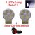 6 Led Headlight Fog Light For Motorcycle Bike Driving Head Lamp With On/Off Switch FOR BAJAJ PULSAR 150 DTS-i