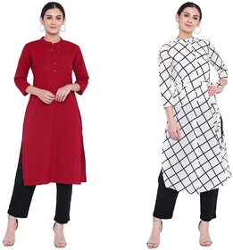 The Laila Kurti Combo PackMaterial Both : Cotton Made, Fine Stitched well Finished