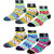 Neska Moda Women 6 Pairs Multicolor Cotton Ankle Length Socks