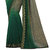 Indian Style Sarees New Arrivals Latest Women's Green Georgette Printed Saree With Blouse Bollywood Latest Designer
