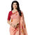Indian Style Sarees New Arrivals Latest Women's Peach Georgette Printed Saree With Blouse Bollywood Latest Designer