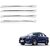 Auto Addict Single Chrome Stainless Steel, Plastic Car Bumper Guard Protector Set of 4 Pcs For Maruti Suzuki New Swift Dzire 2017