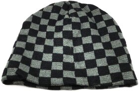 Voici France Mens (unisex) Winter Warm Knitting Hats/Cap Wool Baggy Slouchy Beanie Hat Cap